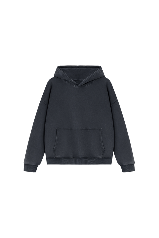 Unisex Fall 100% Cotton Washed Vintage Heavyweight Hoodie