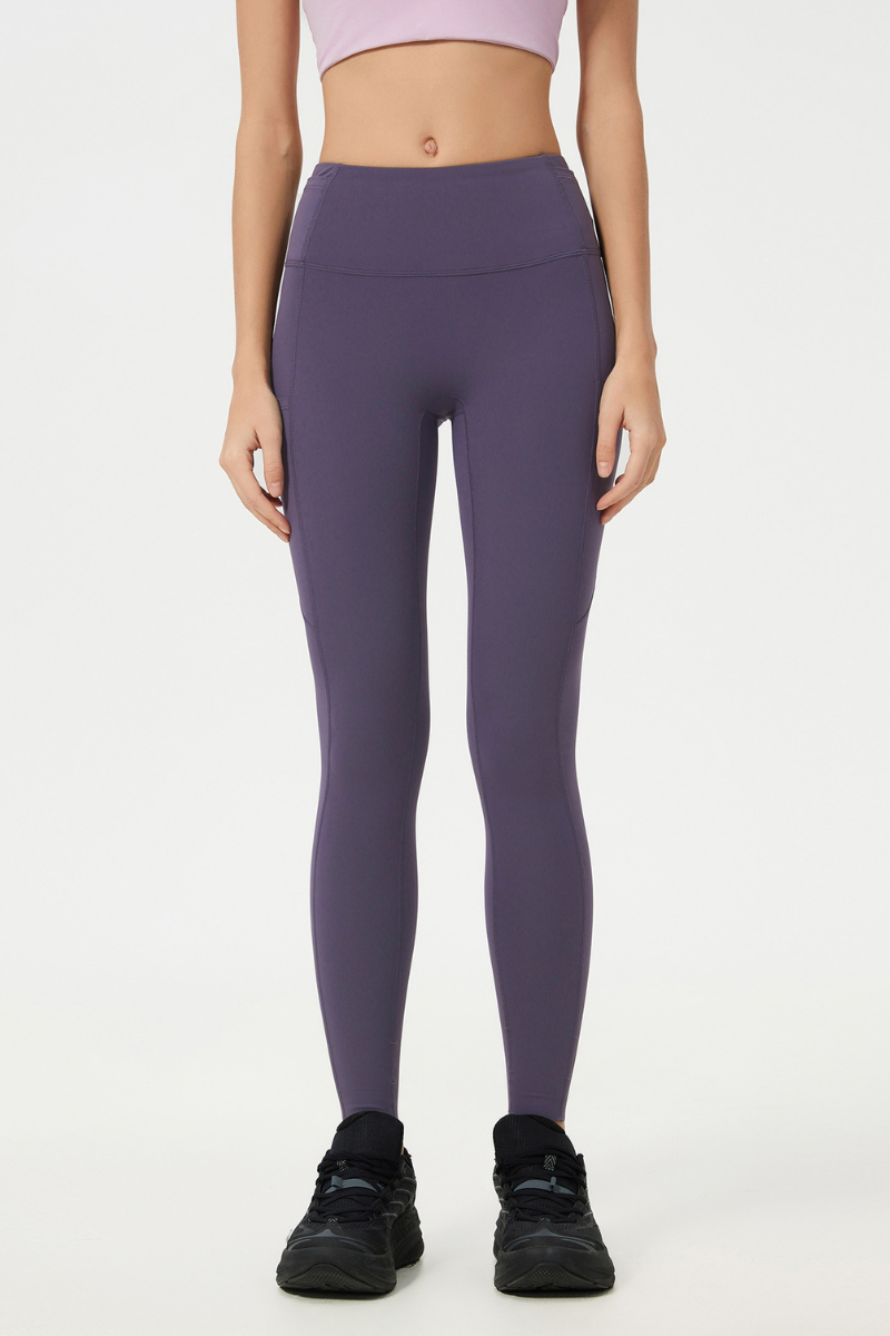 Women's High Waist Tummy Control Side Pocket Yoga Leggings