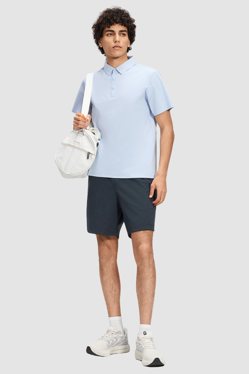 Men's Summer Breathable Polo Short-Sleeved T-shirt