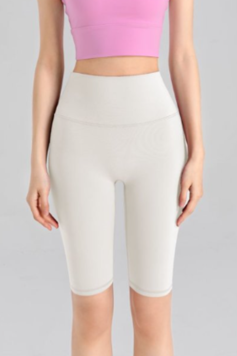 Women's High Waist Booty Seam Yoga Capri Leggings