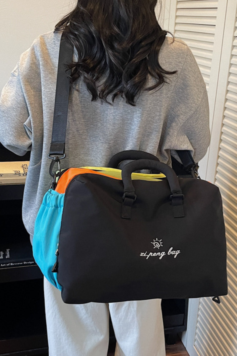 Dopamine Color Scheme 2-in-1 Handheld & Crossbody Sports Bag