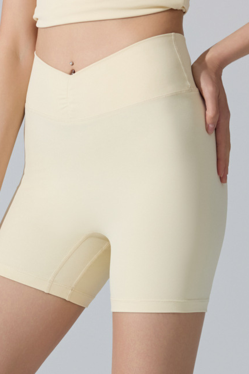Women's Nude-Feel Halter Neck Tank Top And Shorts Sets