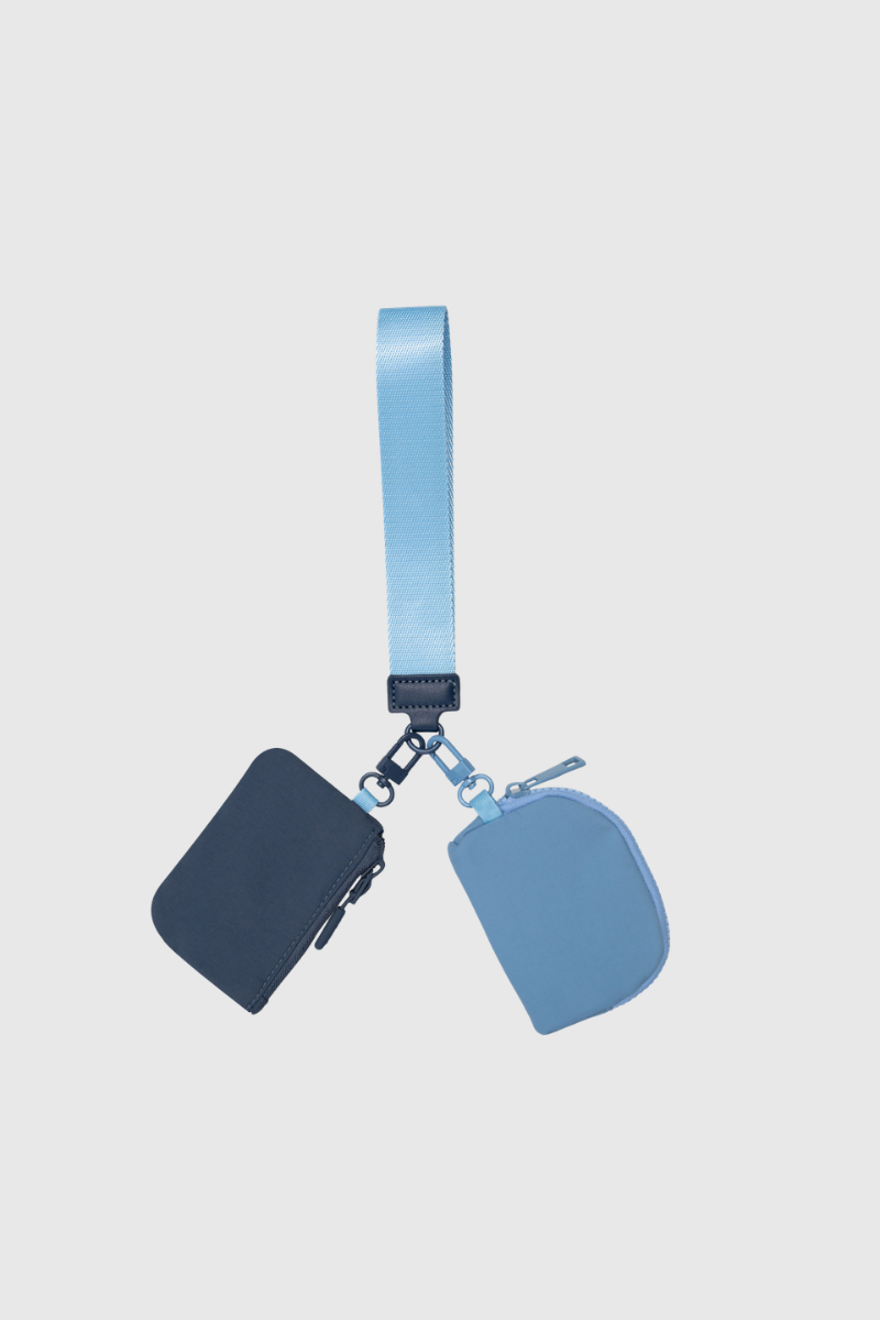 Color Collision Portable Wrist Bag Storage Small Bag