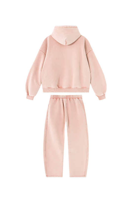Unisex Fall Fleece Sets:Relaxed Hoodie And Sweatpants