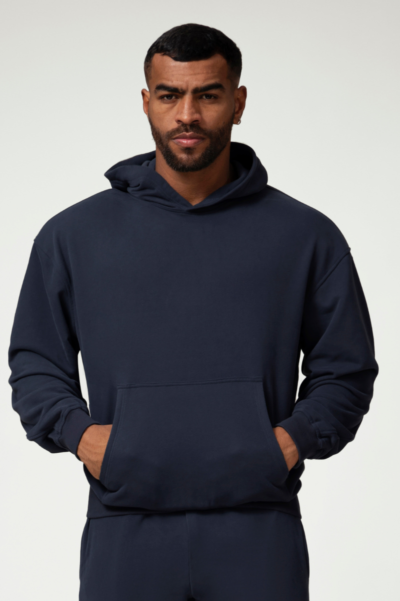 Men's Hooded Loose-Fitting Sports Casual Hoodie