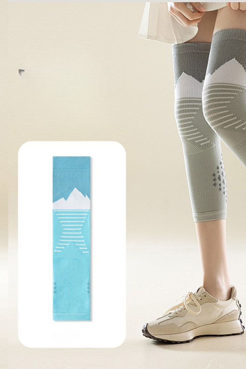 Women's Color Block Anti-Slip Sports Knee-High Socks