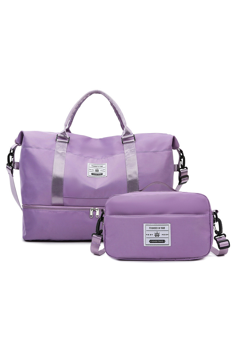 Women Multi-Functional Gym Bag and Small Pouch 2-Piece Set