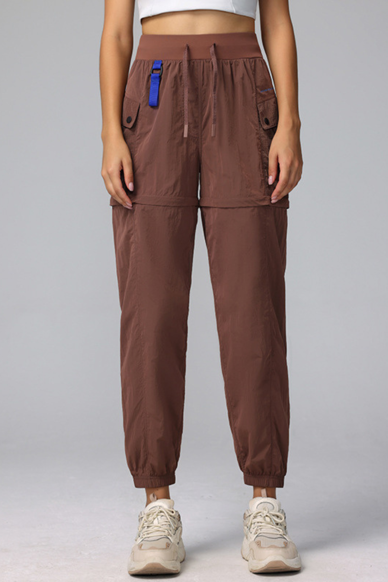 Women's Convertible 2-in-1Quick-Dry Drawstring Cargo Pants