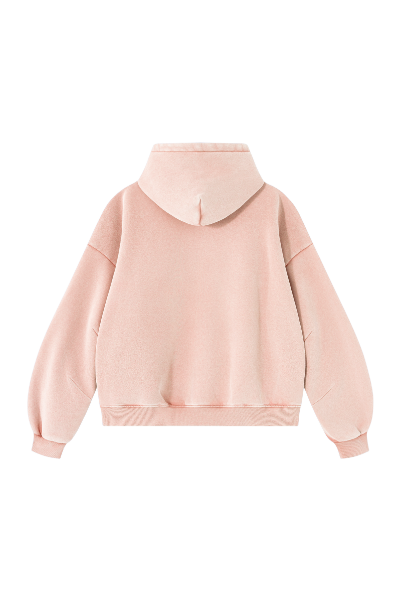 Unisex Fall Fleece Heavyweight Washed Drop Shoulder Hoodie