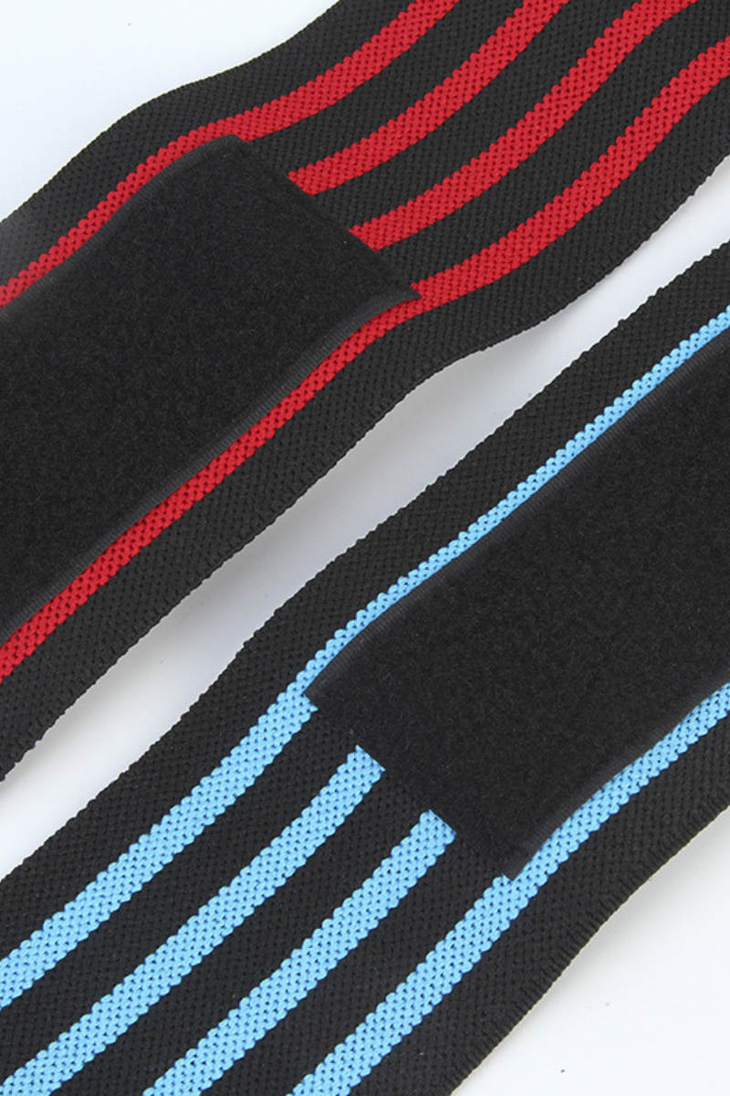 Sports Striped Strength Training  Compression Wrist Wraps