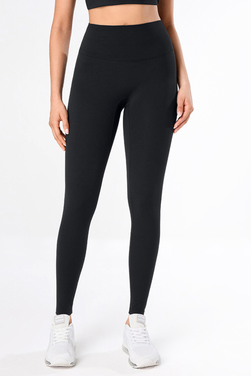 Women's Athletic Hip-lifting Solid Yoga Leggings