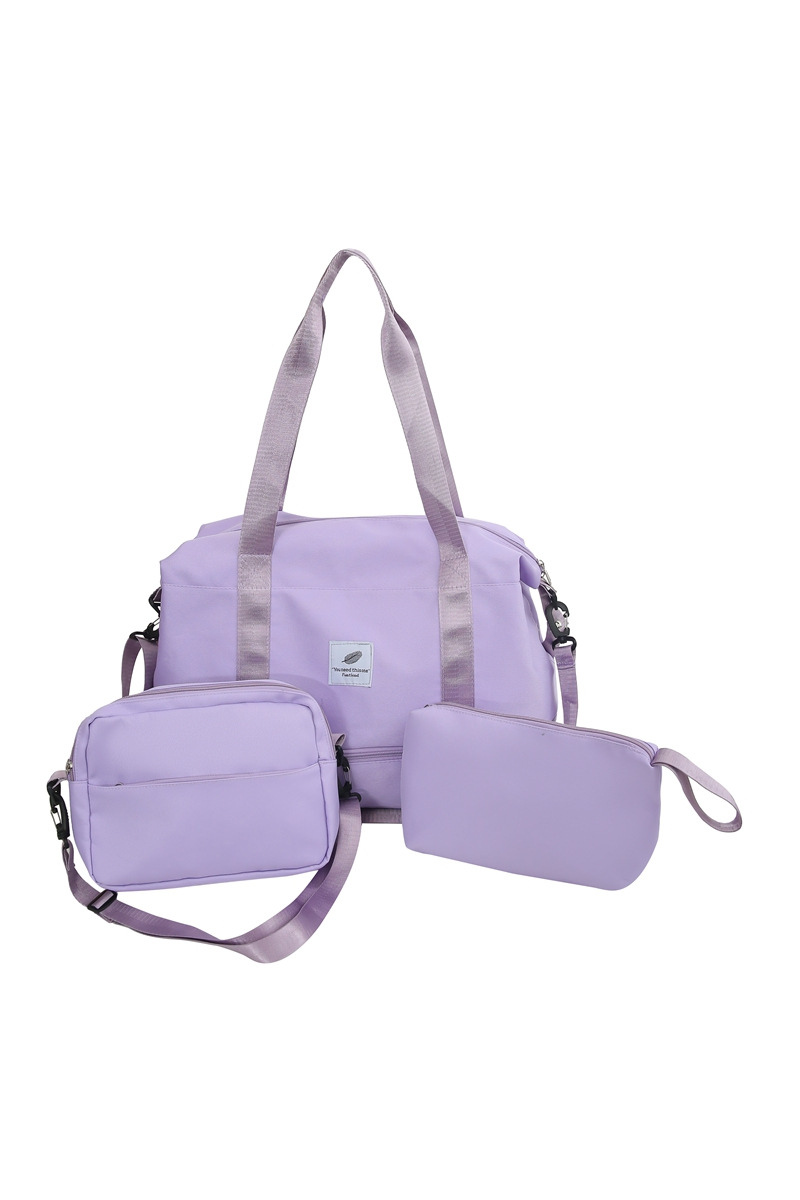 3-Piece Set Dry & Wet Separation Sports Travel Bag