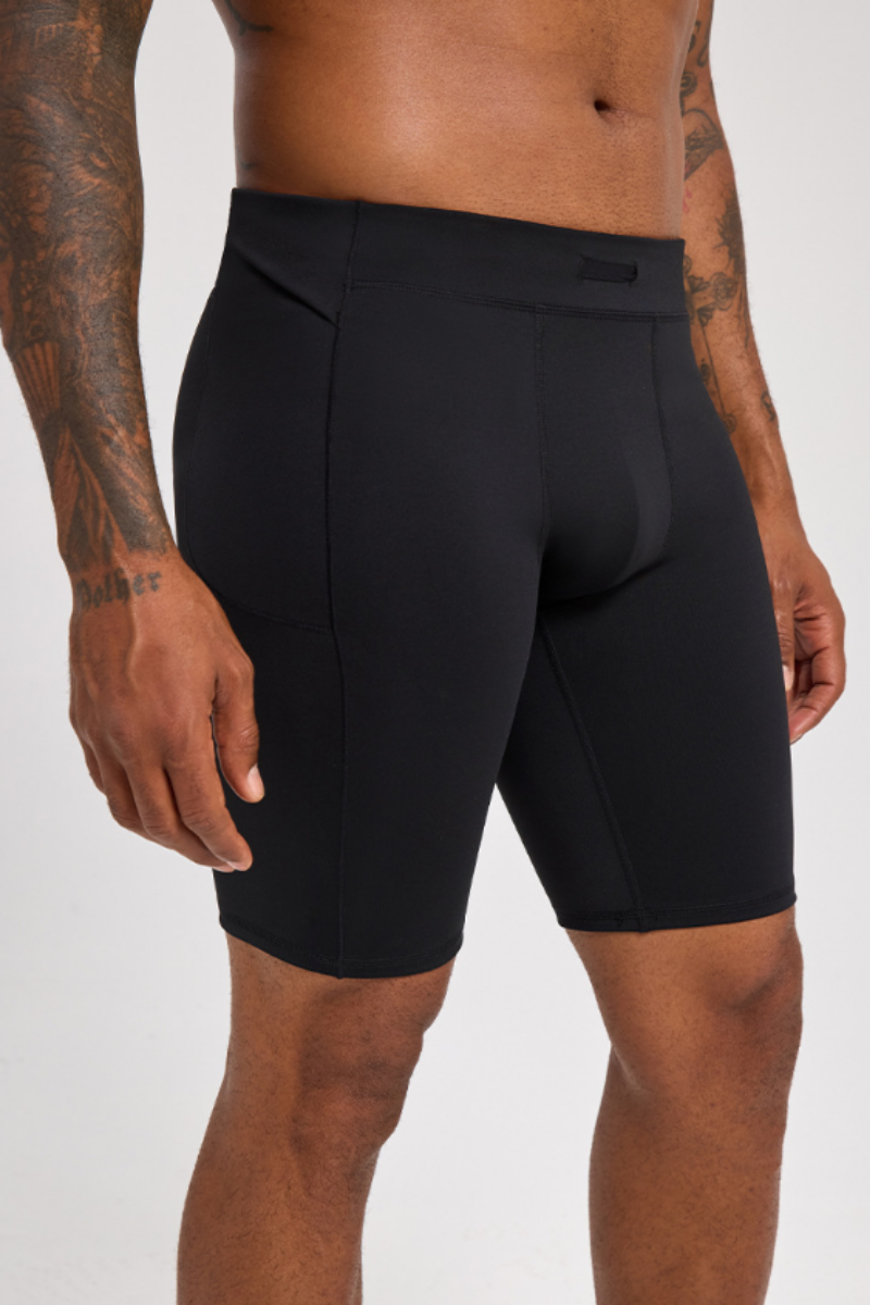 Men's Sports Sculpting Solid Side Pocket 5-inch Shorts