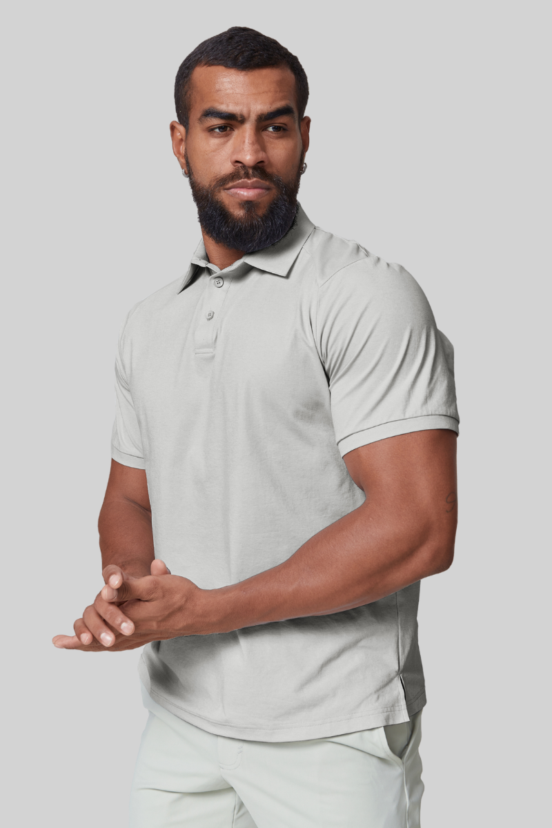 Men's 7A Antibacterial Sun Protection Sport Polo Shirt