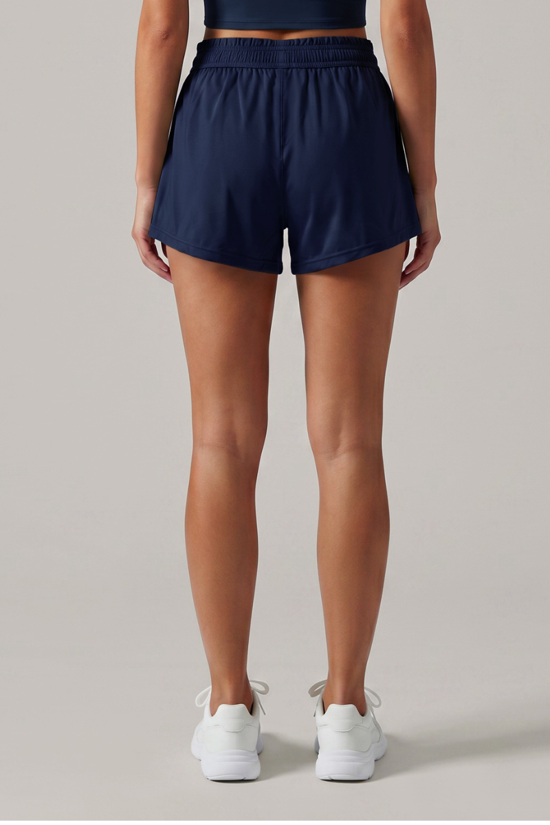 Women's Drawstring Quick Dry Side Pocket Sport Casual Shorts