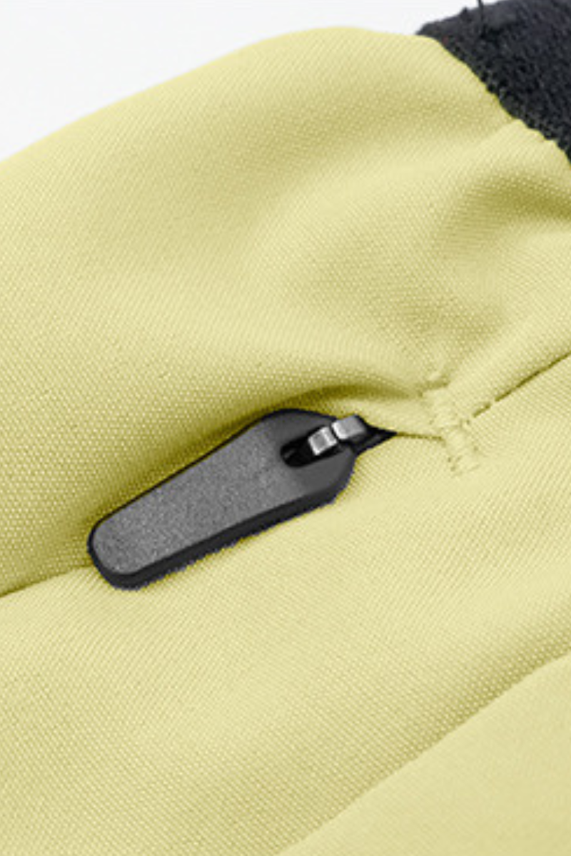 Men's Hidden Zipper Pocket Contrast Waistband Athletic Short