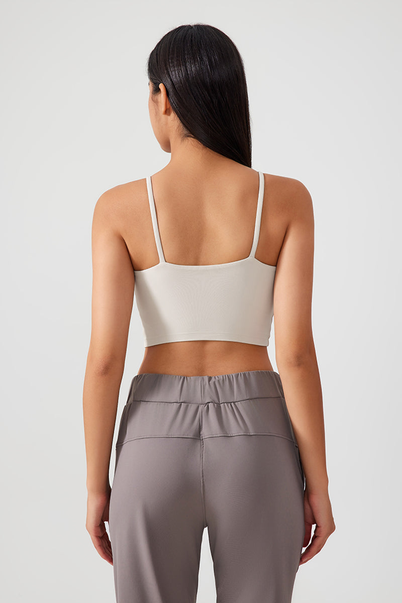 Women Gathering Anti-Shock One Cup Back Fitness Yoga Exercise Camisole Top