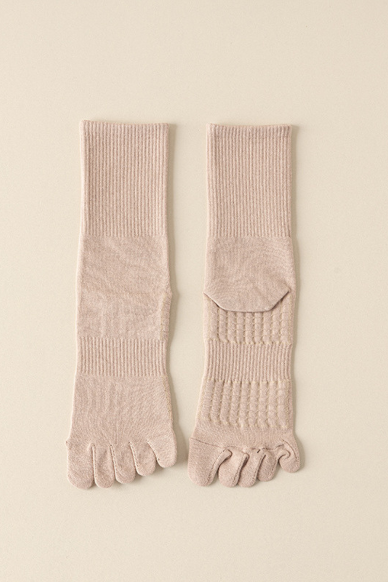 Women's Cotton Sweat-Wicking Yoga Five-Toe Socks