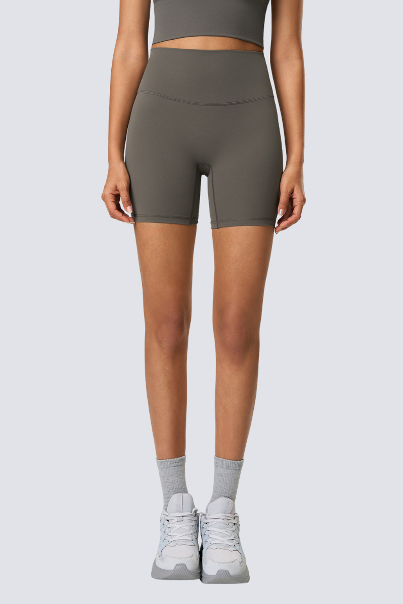 Women's Naked Feel High-Waisted Lifting Sports Shorts