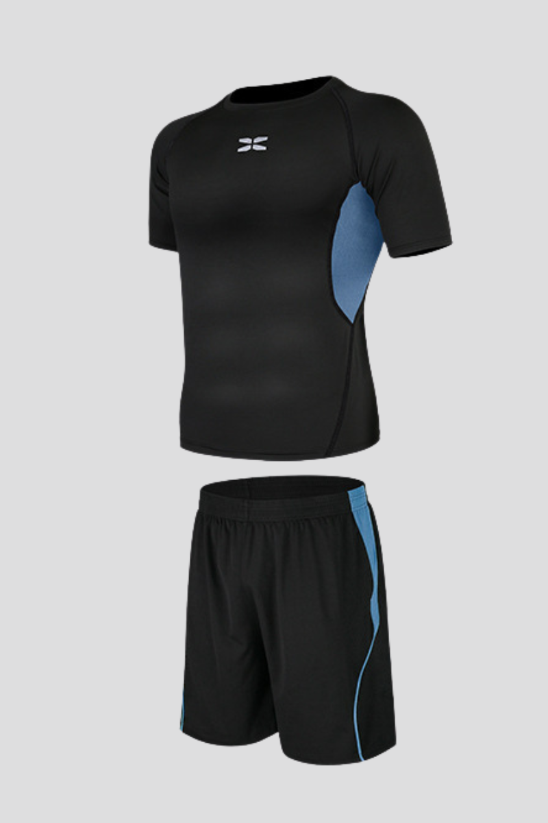 Men's Summer 2-Piece Sports Sets:T-shirt And Shorts