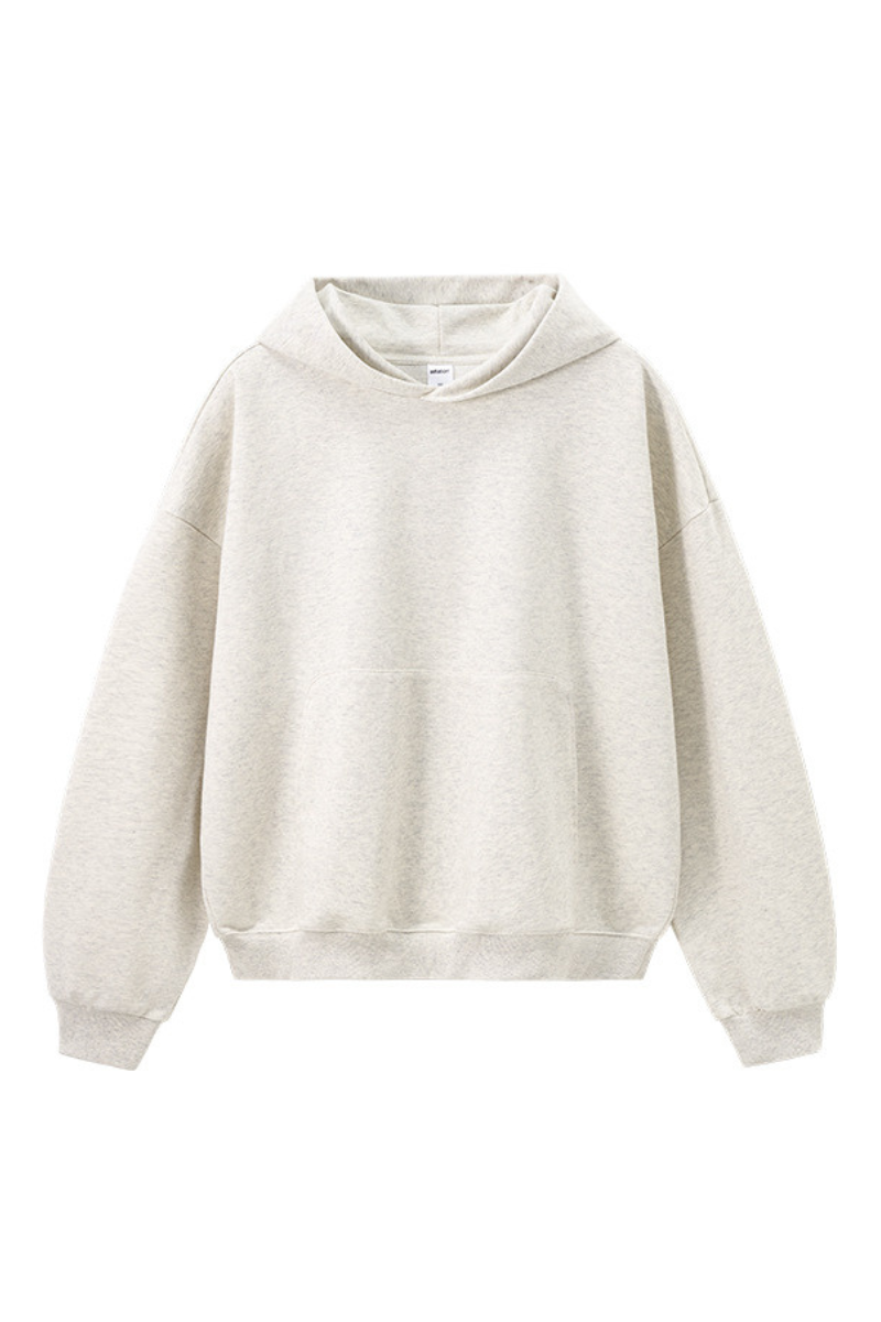 Men's  Fall 380G Heavyweight Cropped Drop Shoulder Hoodie