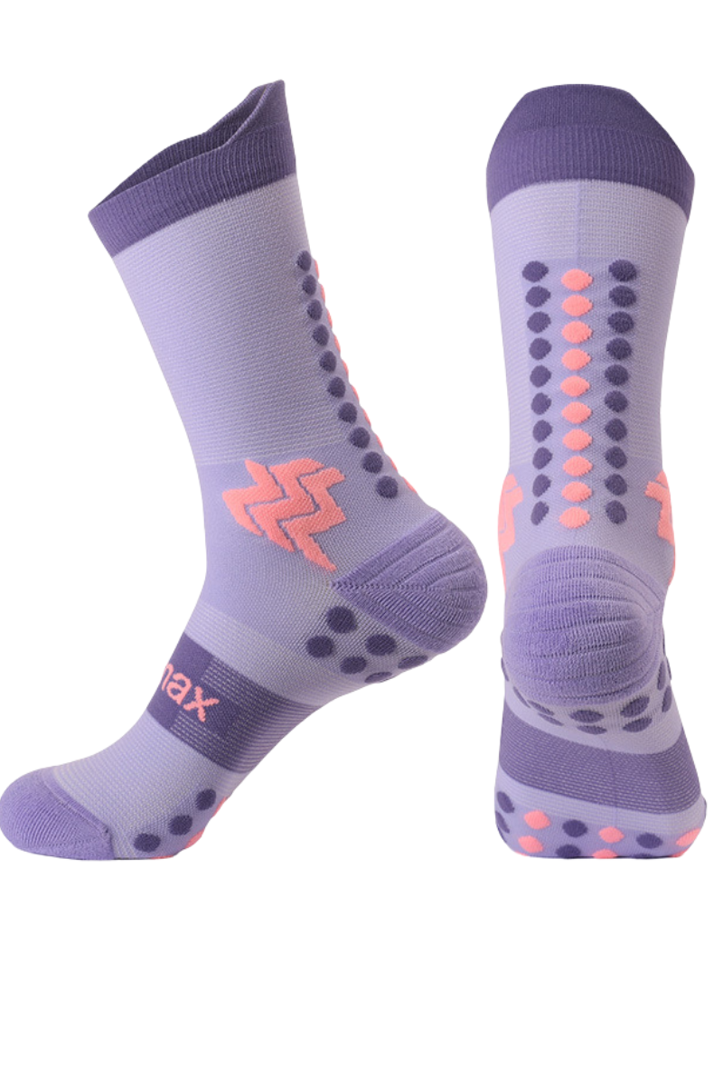 Non-Slip Cushioned Quick-Drying Long Running Socks