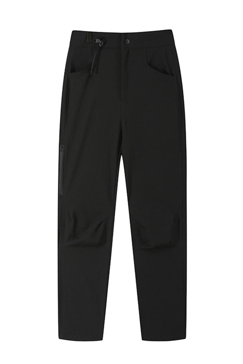 Men Straight Leg Multi-Pocket Outdoor Hiking Pants