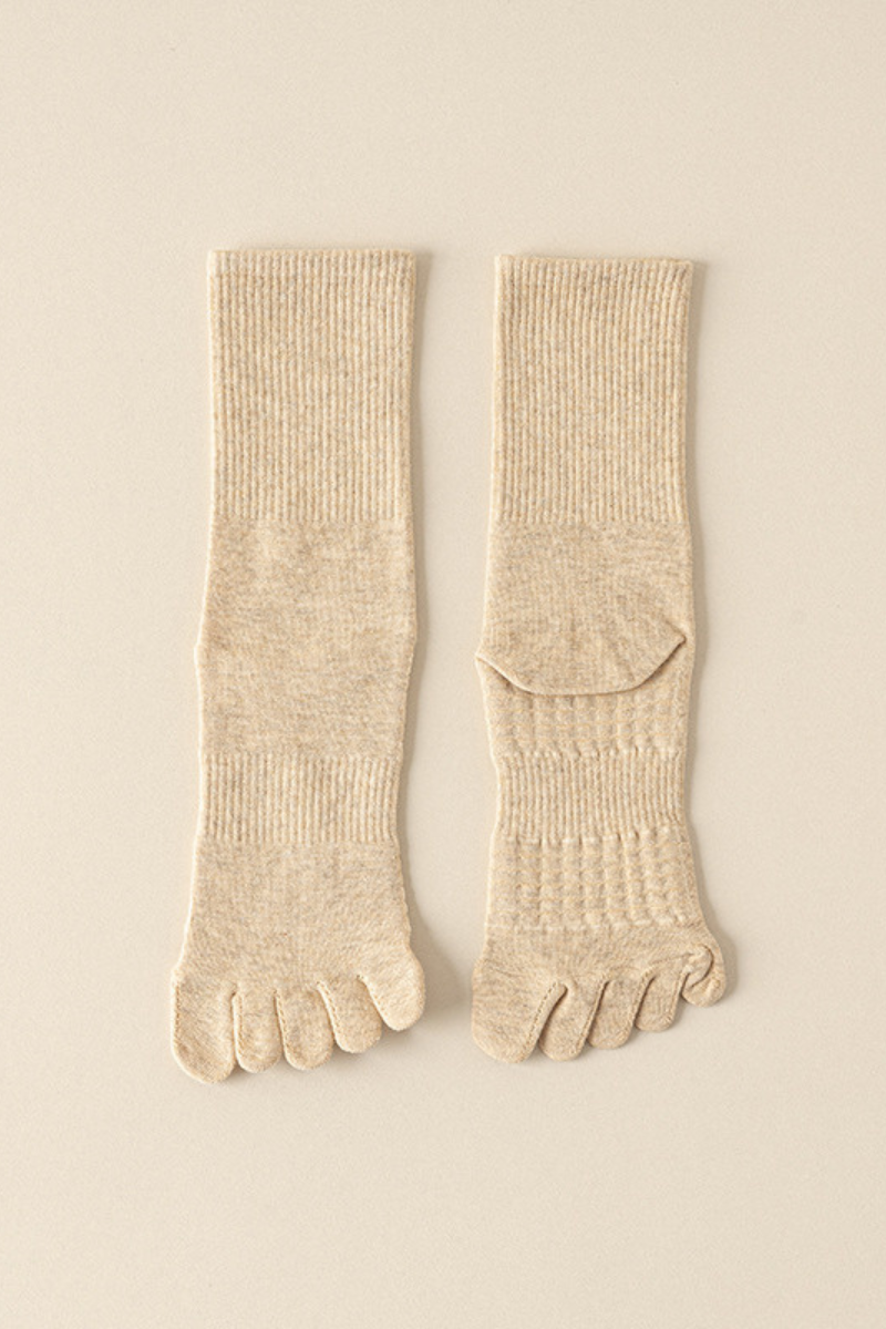Women's Cotton Sweat-Wicking Yoga Five-Toe Socks
