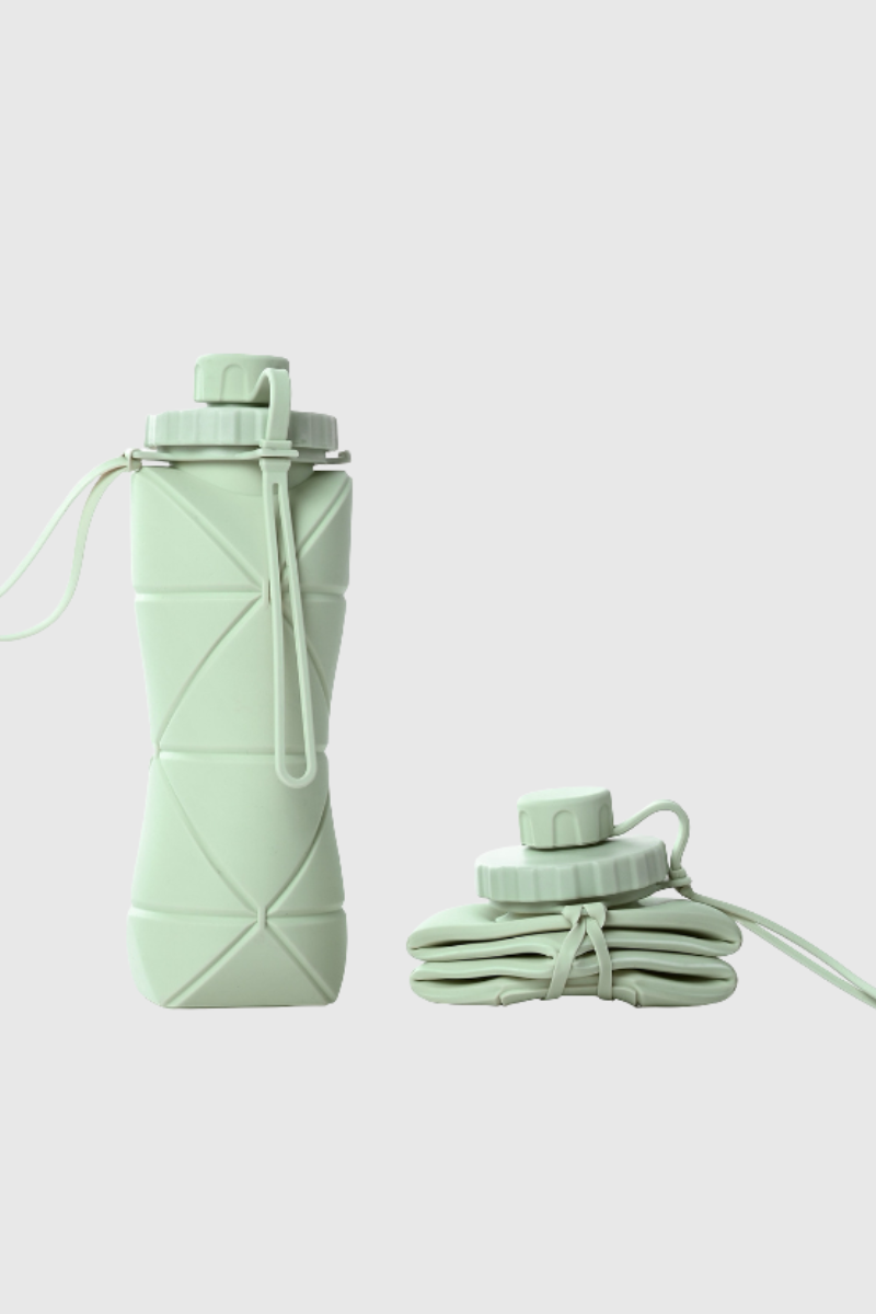 Silicone Collapsible Outdoor Portable Water Sports Bottle