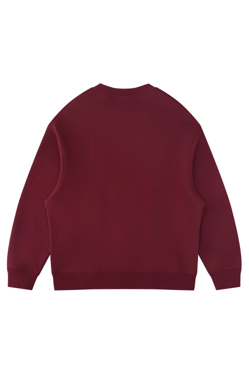 Men's Fall Fleece‑Lined Drop Shoulder Oversized Pullover