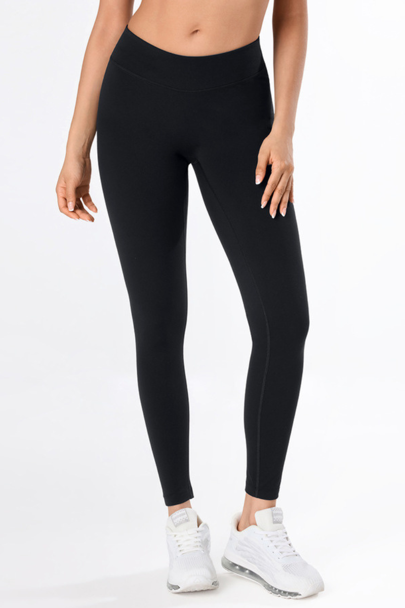 Women's Athletic V-Waist Naked-Feel Slim Fit Yoga Leggings