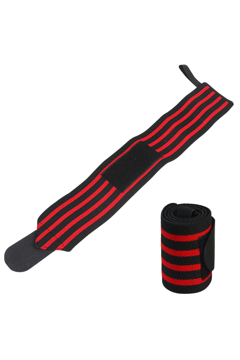 Sports Striped Strength Training  Compression Wrist Wraps