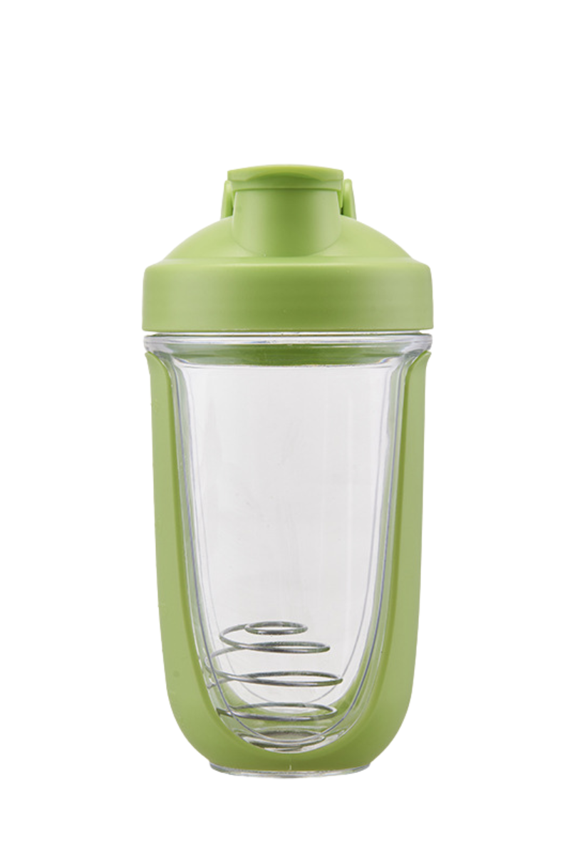 500ml Shaker Bottle With Clear Body (Logo Customization)
