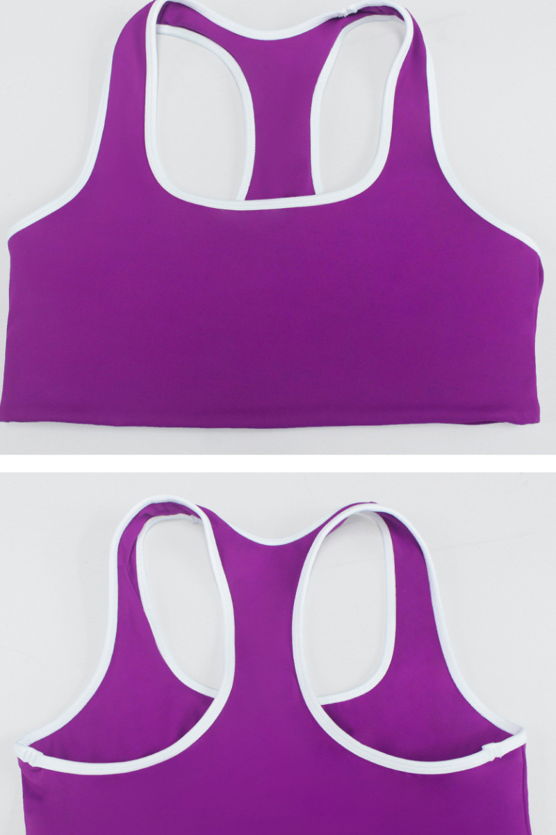 Women Colorblock Square Neck Side Pocket Sports 2-Piece Sets