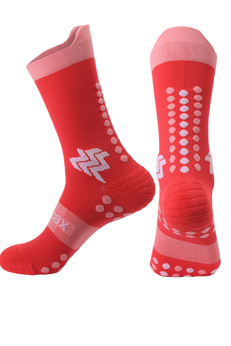 Non-Slip Cushioned Quick-Drying Long Running Socks