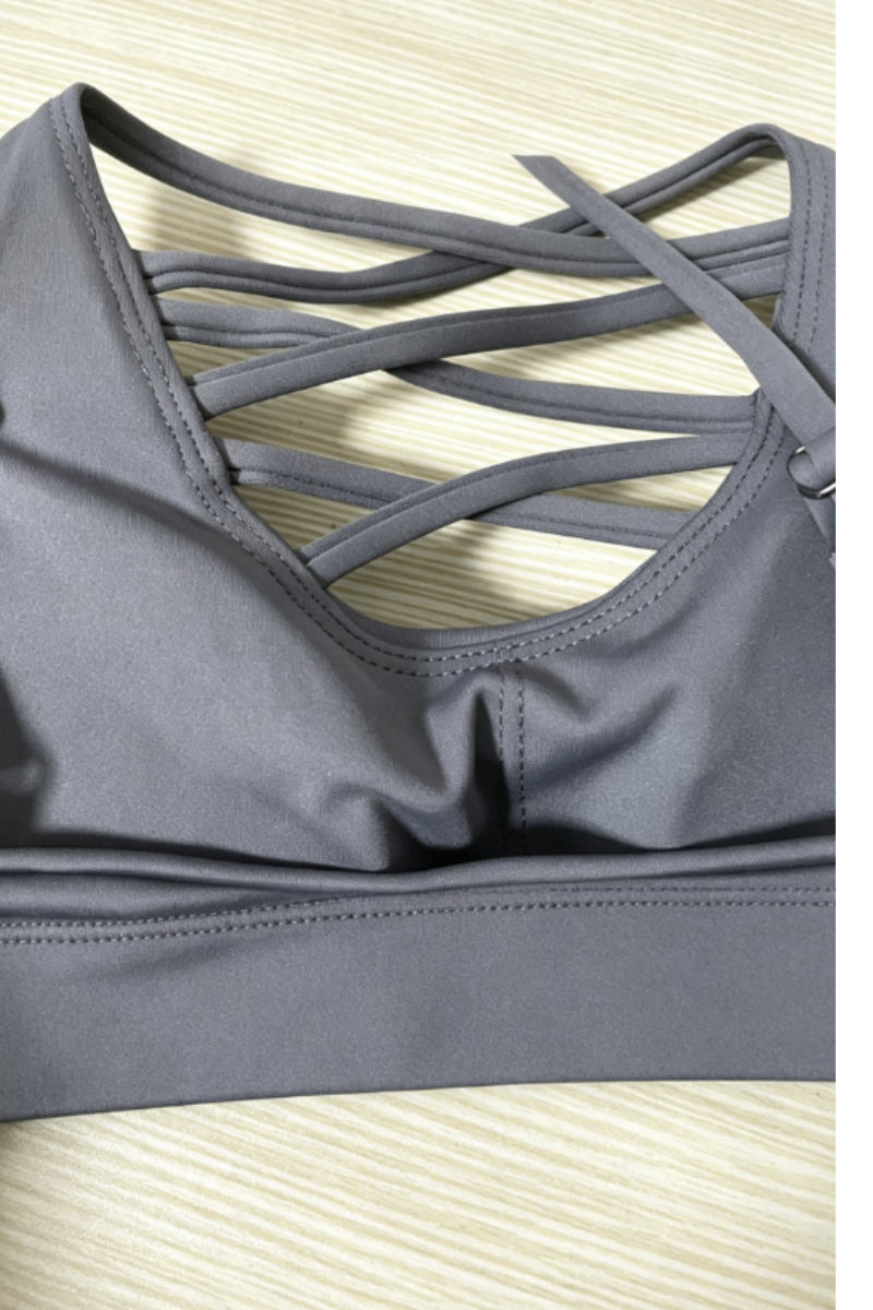 Women's Front Crisscross Adjustable Strap Yoga Bra