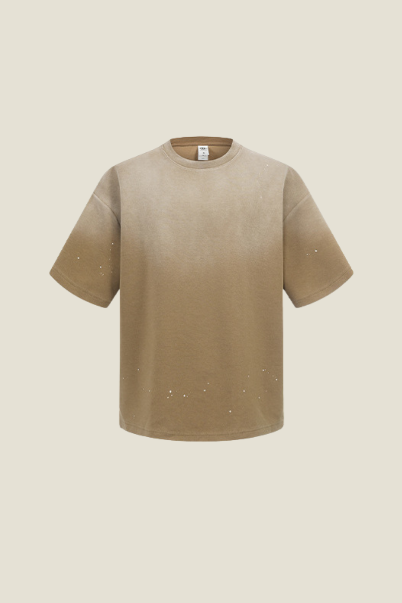 Unisex Splatter Air Mamba Tee - Vintage Wash Loose