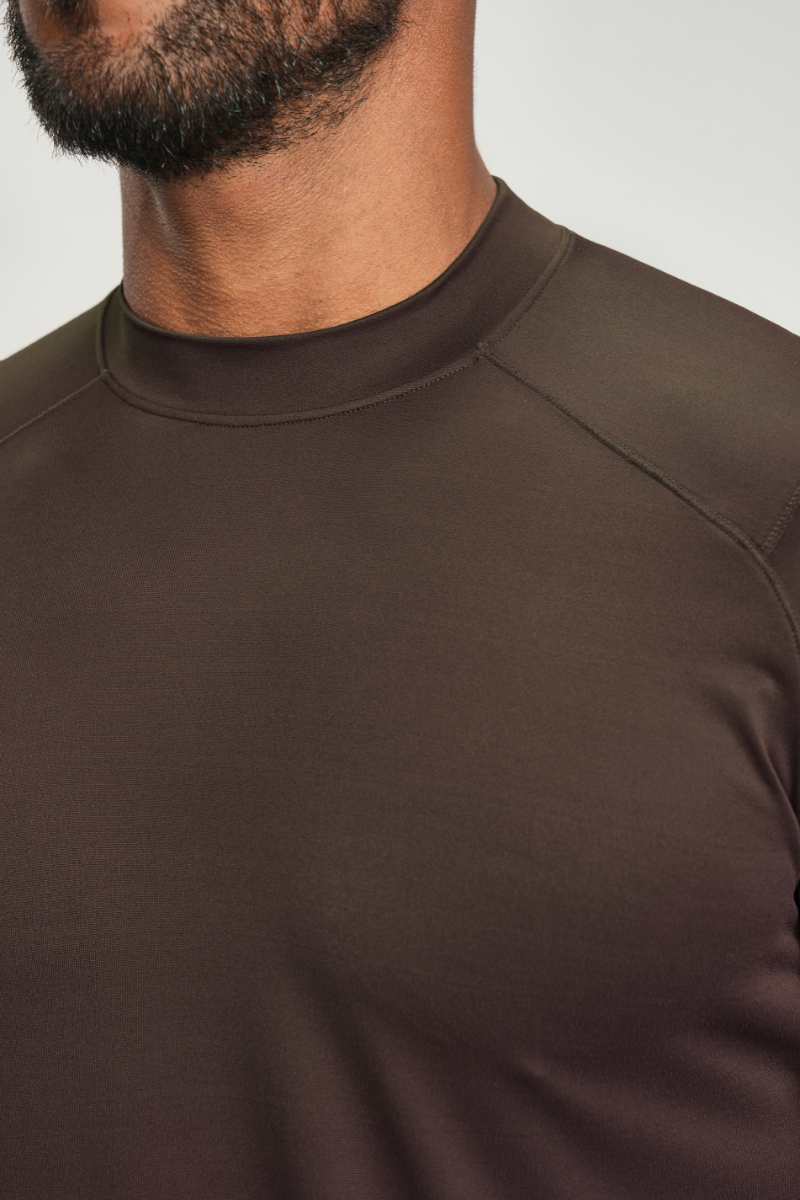 Men's Summer Nude Round-Neck Fitness Sports T-shirt