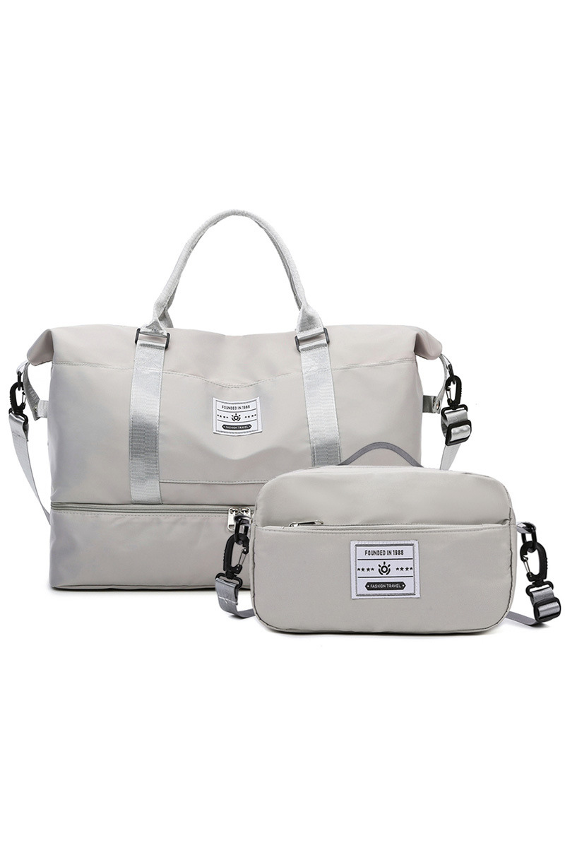 Women Multi-Functional Gym Bag and Small Pouch 2-Piece Set