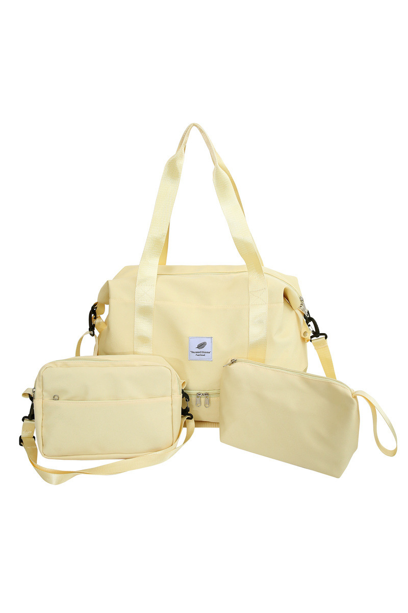 3-Piece Set Dry & Wet Separation Sports Travel Bag