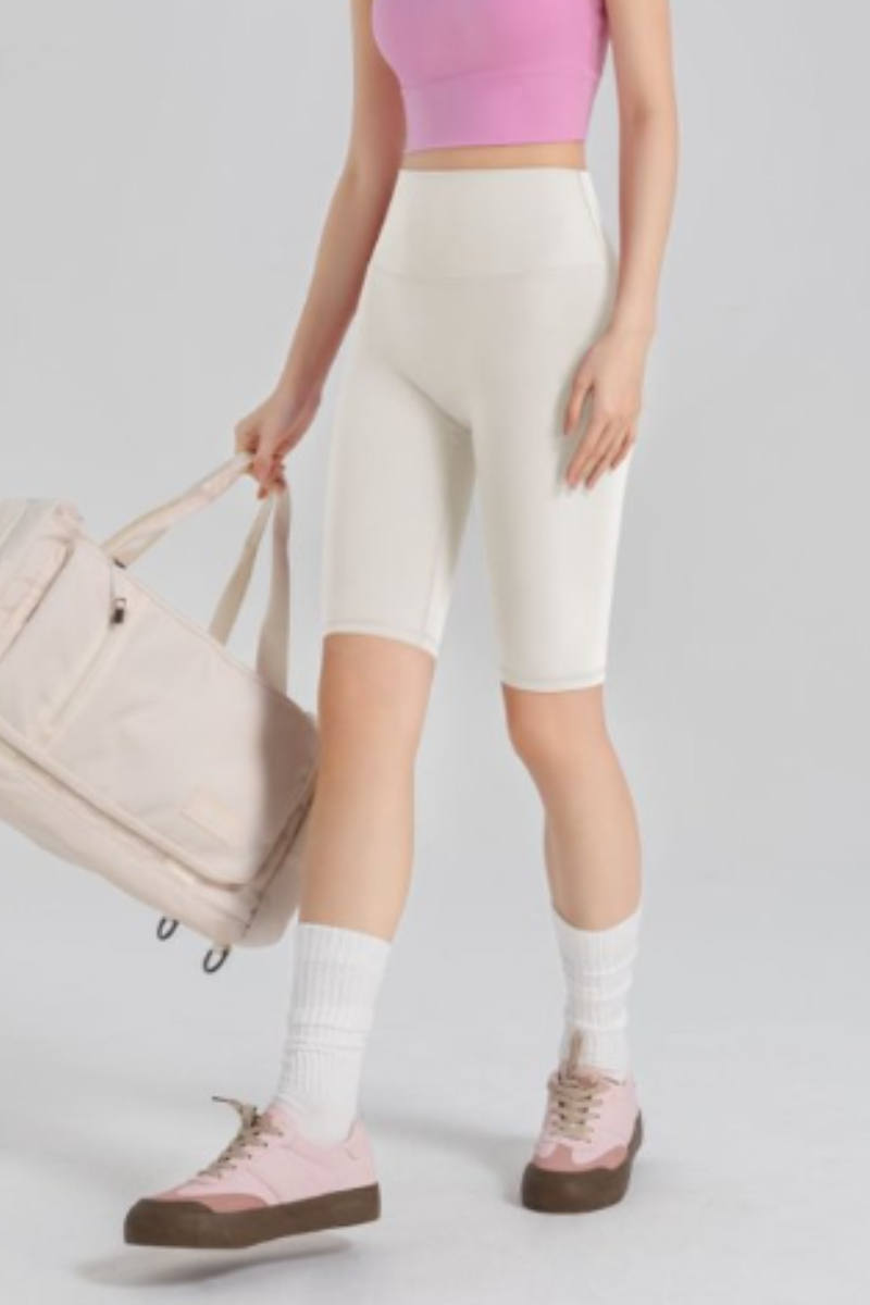 Women's High Waist Booty Seam Yoga Capri Leggings