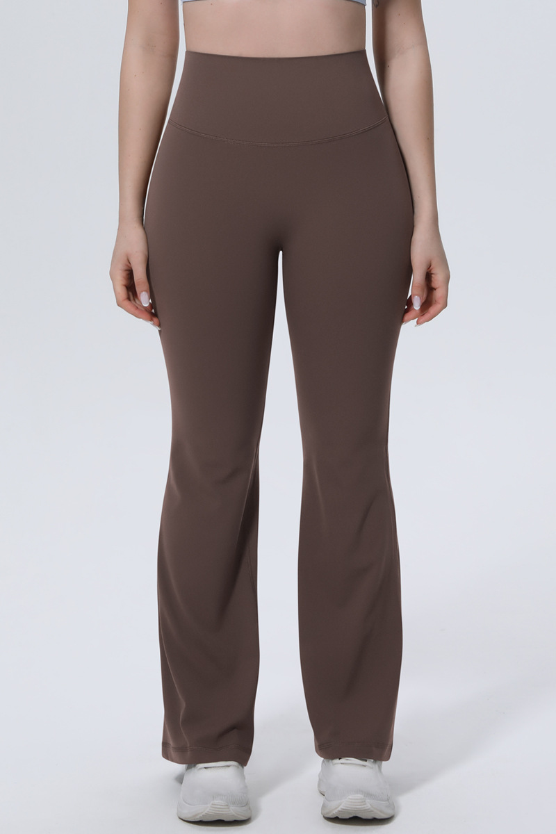 Women's Athletic High Waist And Hip Tight Yoga Flared Pants