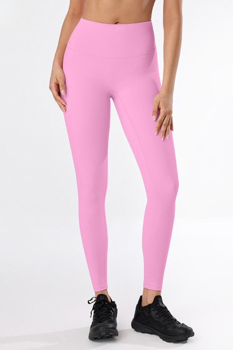 Women's Athletic Hip-lifting Solid Yoga Leggings