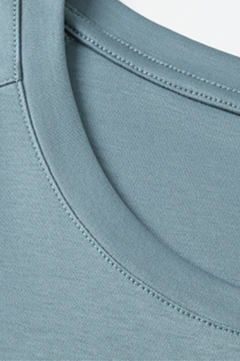 Men's Summer 100% Cotton Crew Neck Quick Dry  Sports T-shirt