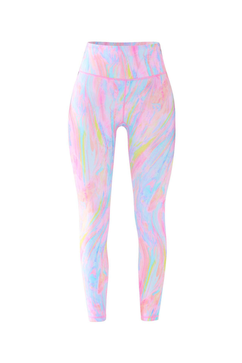 Women's Colorful Print High-Waist Sport Yoga Leggings