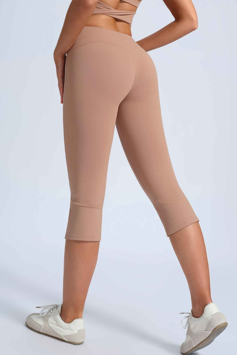 Women's Athletic Capri Slim-Fit Body-Shaping Yoga Leggings