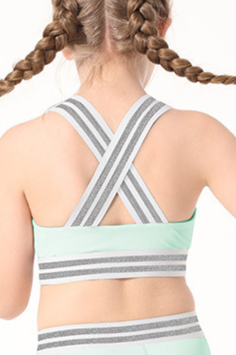 Kids Criss Cross Back sport Tank Top.