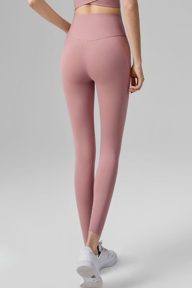Women's High-Waist Tummy Control Hidden Back Pocket Leggings