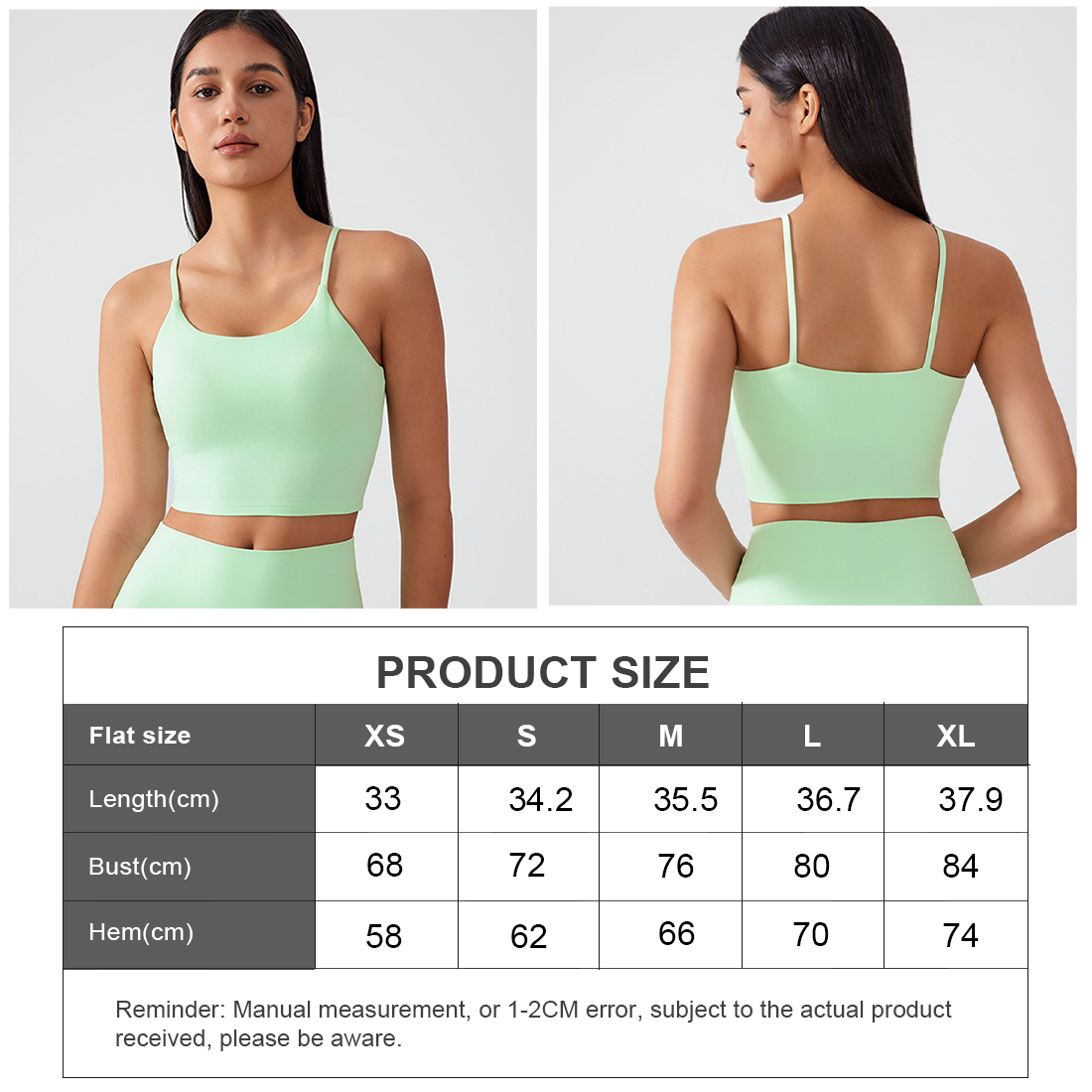 Women Gathering Anti-Shock One Cup Back Fitness Yoga Exercise Camisole Top