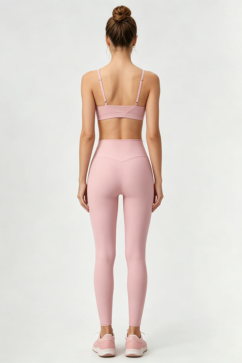Women's Camisole Bra And Sculpting Leggings Yoga Set